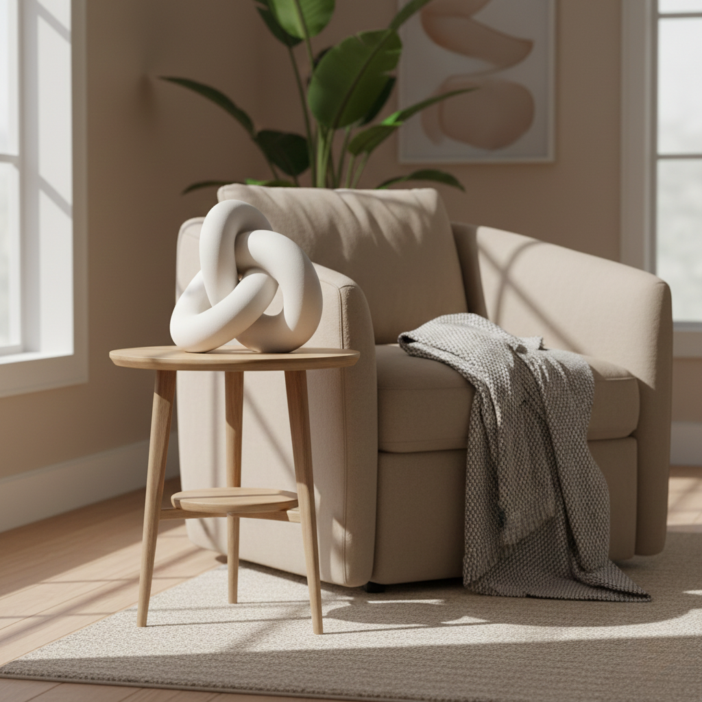 Sculptural Knot Decor