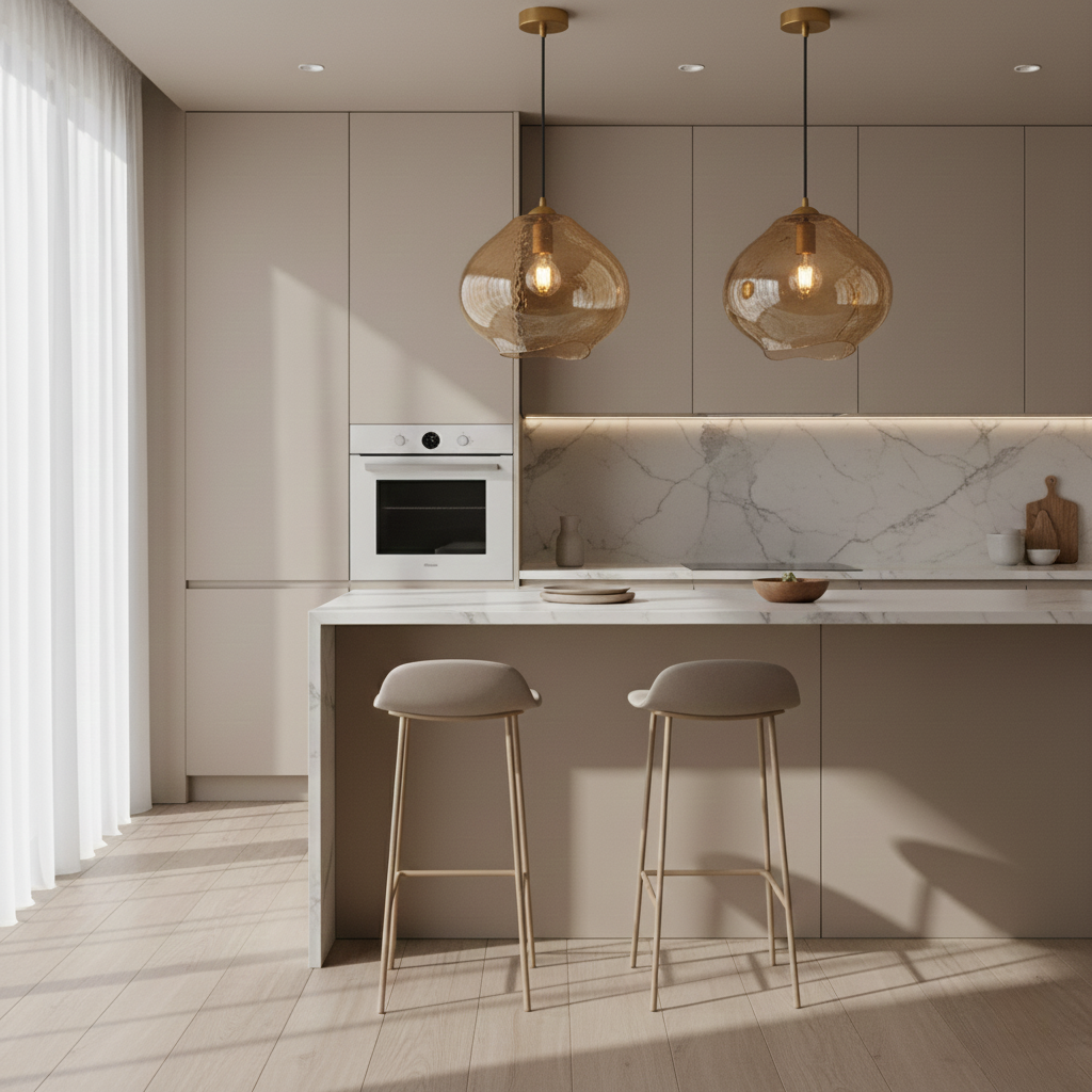 Modern Glass Pendant Light