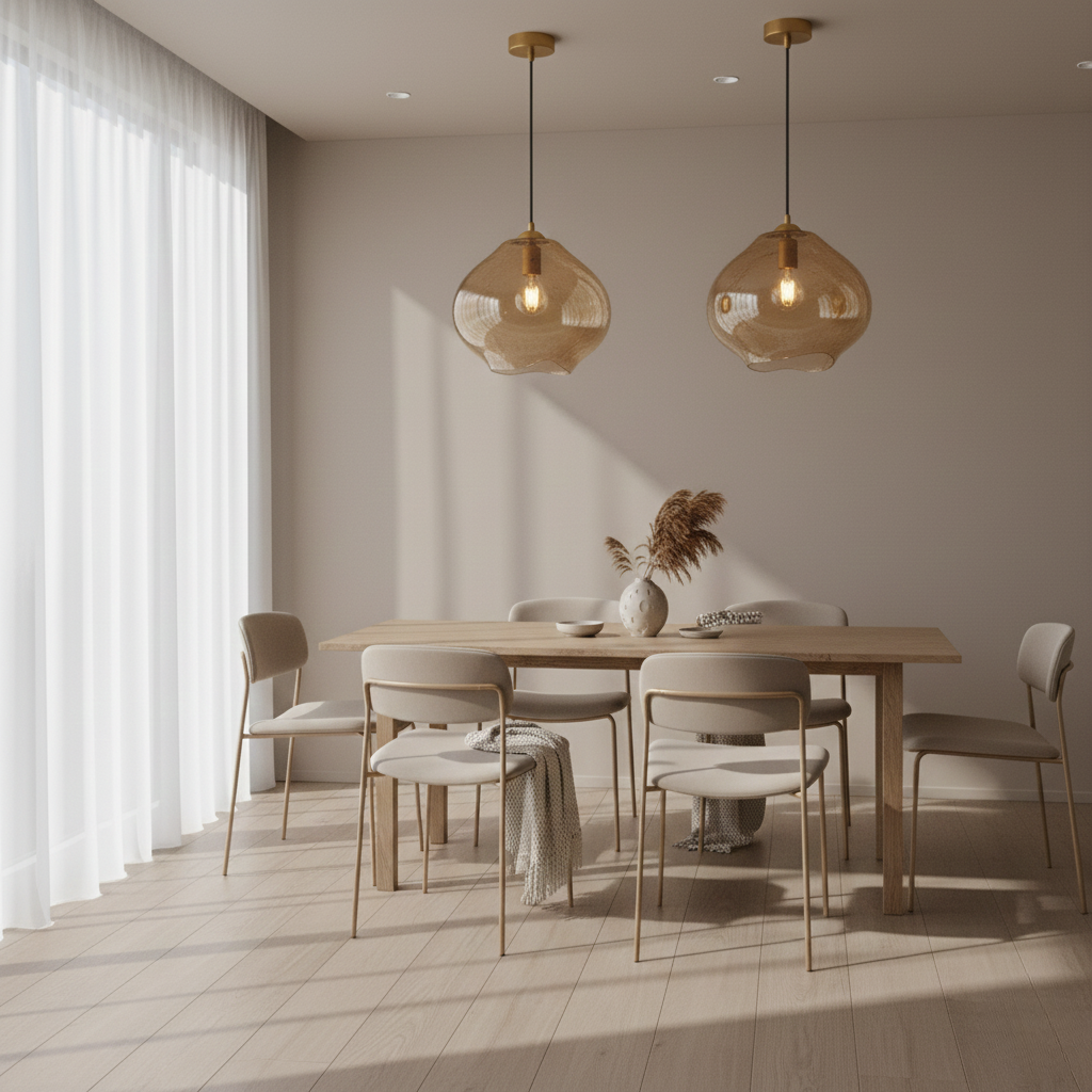 Modern Glass Pendant Light