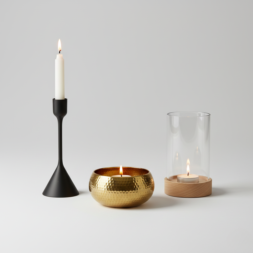 Decorative Candle Holder Set